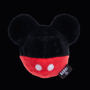 Mickey Mouse Ball Super Chewer Durable 2-in-1 + Fetch Dog Toy