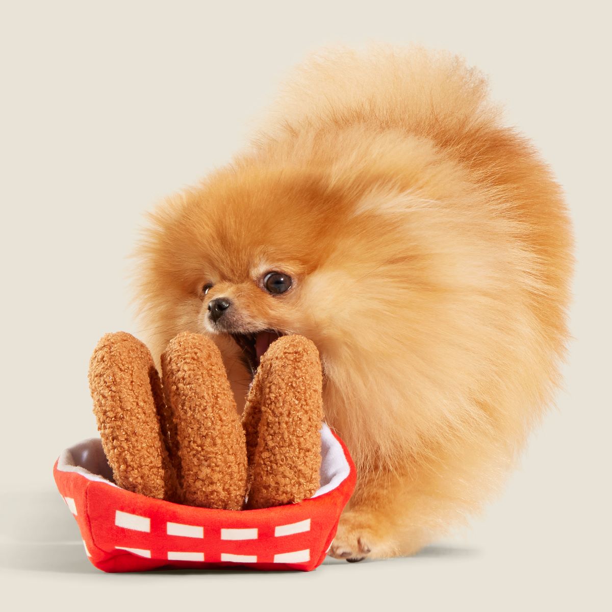 Onion Flings Plush Tug + Enrichment Dog Toy - Image 3