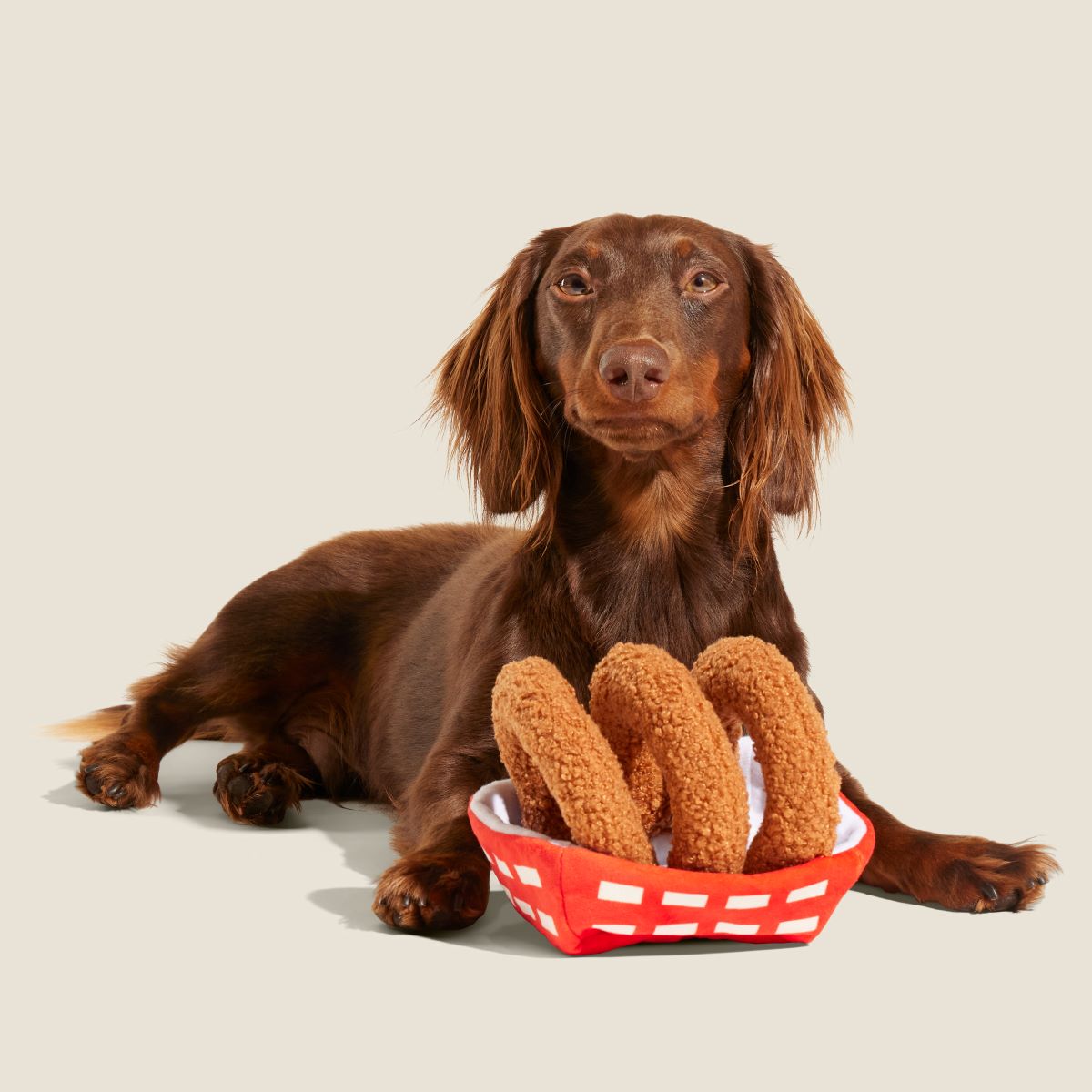 Onion Flings Plush Tug + Enrichment Dog Toy - Image 4