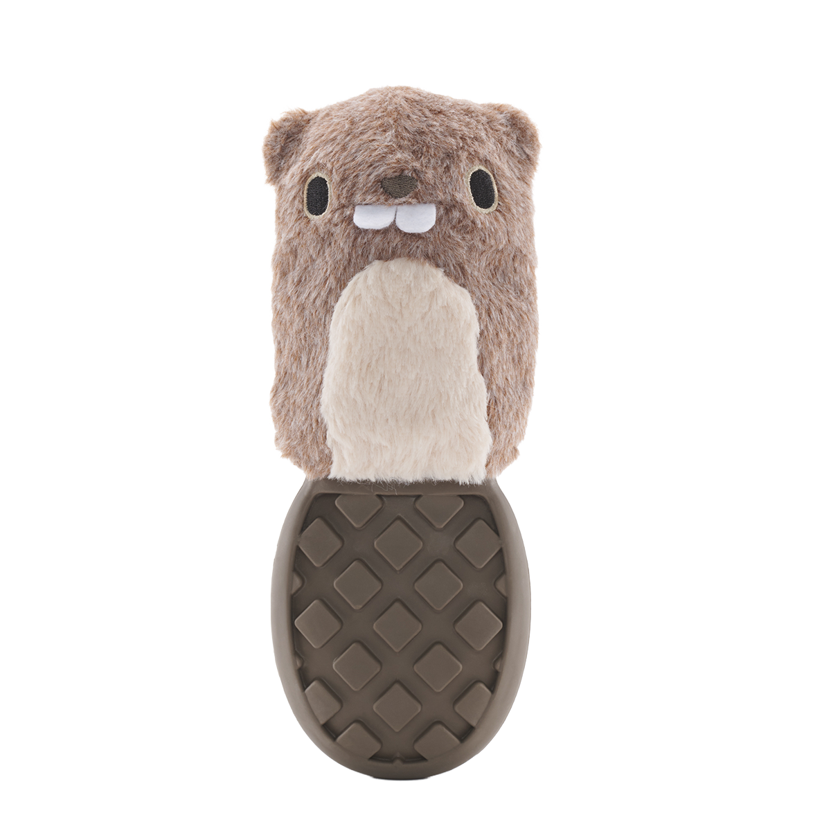P.B. Beaver Super Chewer Durable 2-in-1 + Enrichment Dog Toy