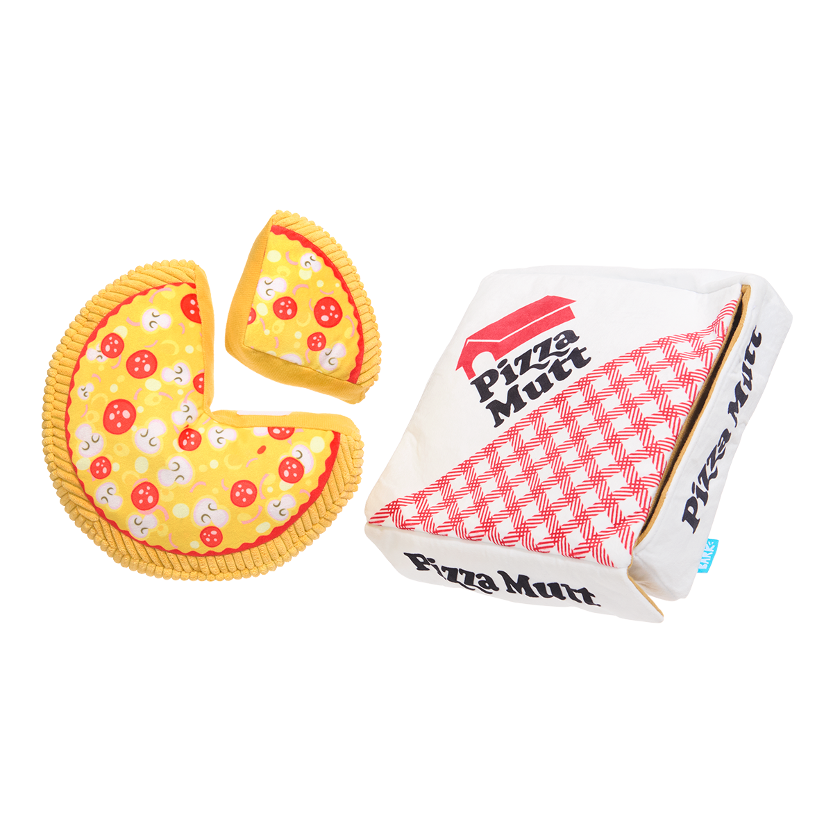Pizza Pawty Plush Multi-Part + Enrichment Dog Toy - Image 6
