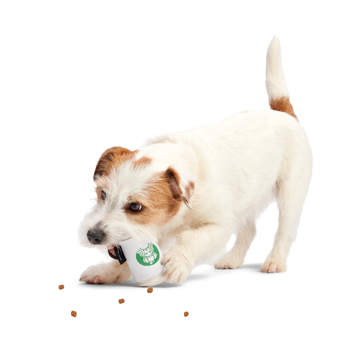 Pupkin Spice Yappuccino Super Chewer Durable 2-in-1 + Enrichment Dog Toy - Image 3