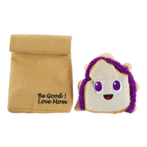Brown Baggin' It PB&J Plush Multi-Part + Enrichment Dog Toy