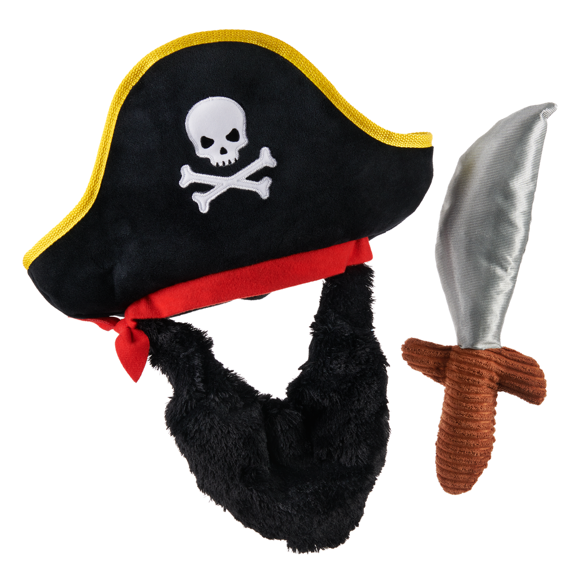 Bark Beard Plush Multi-Part + Wearable Dog Toy - Image 2