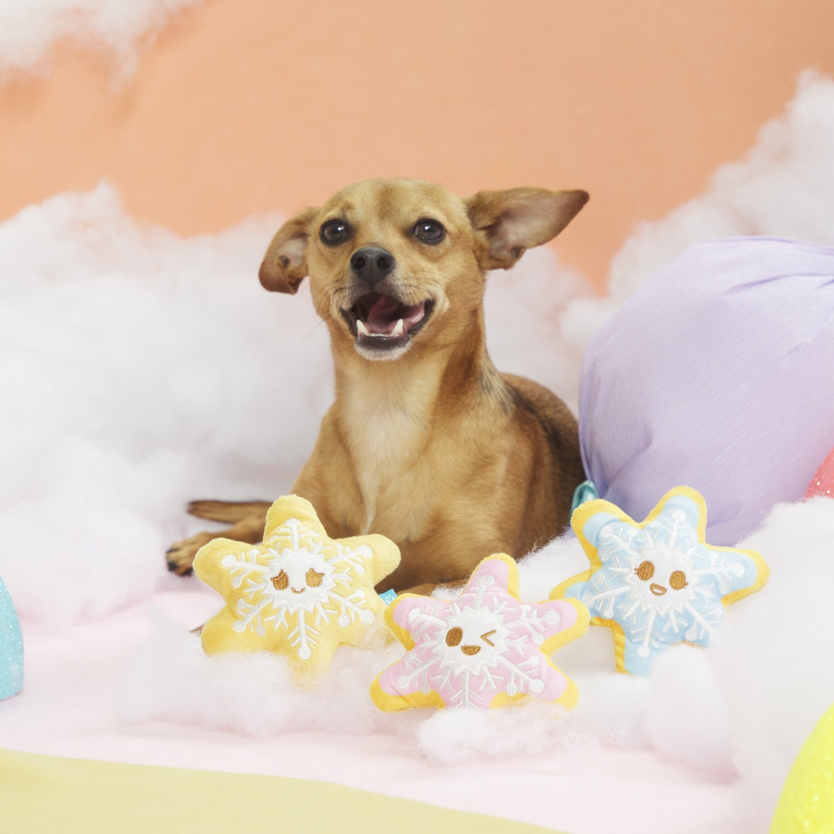 Flake N' Bake Cookies Plush Multi-Part Dog Toy - Image 2