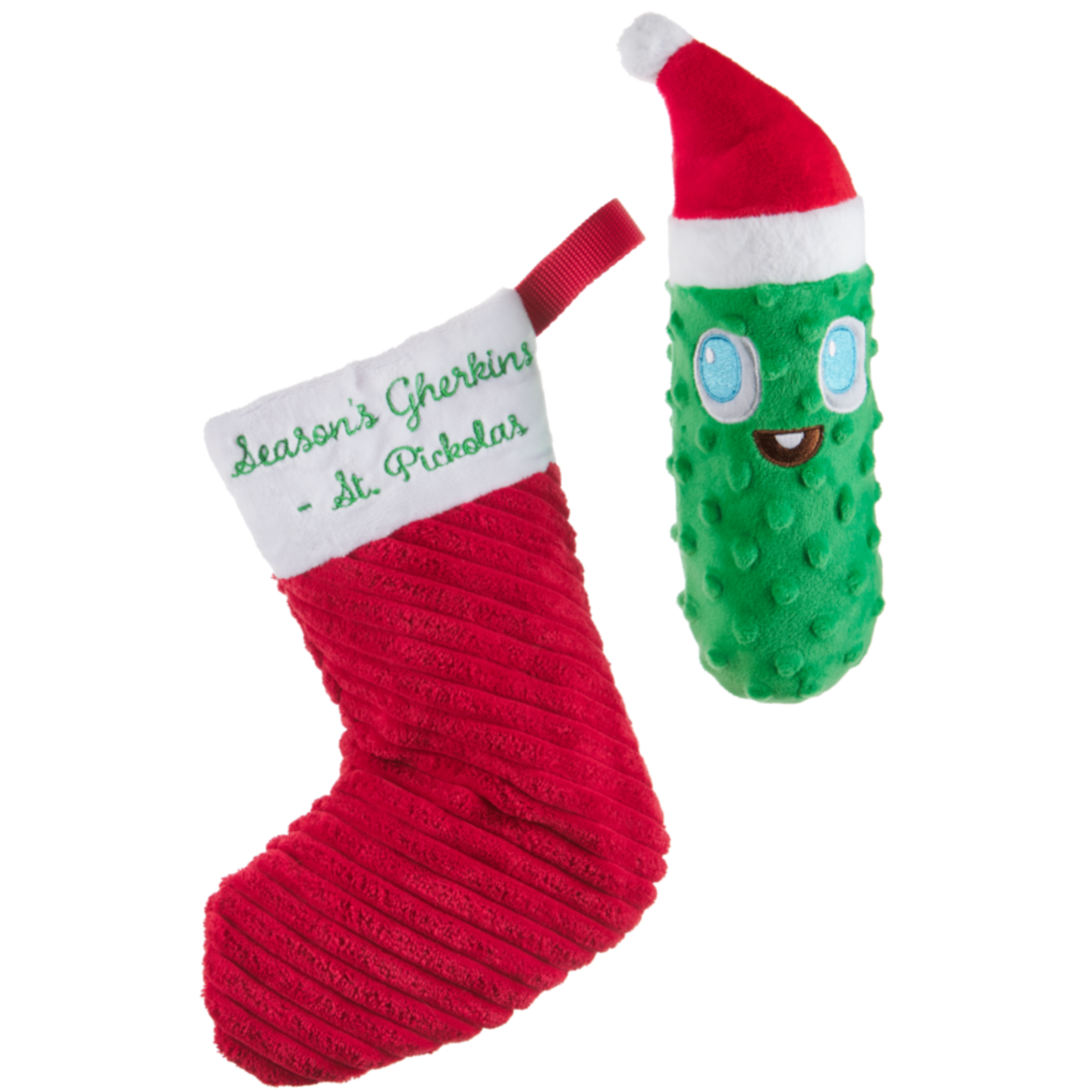 St Pickolas Plush Multi-Part Dog Toy