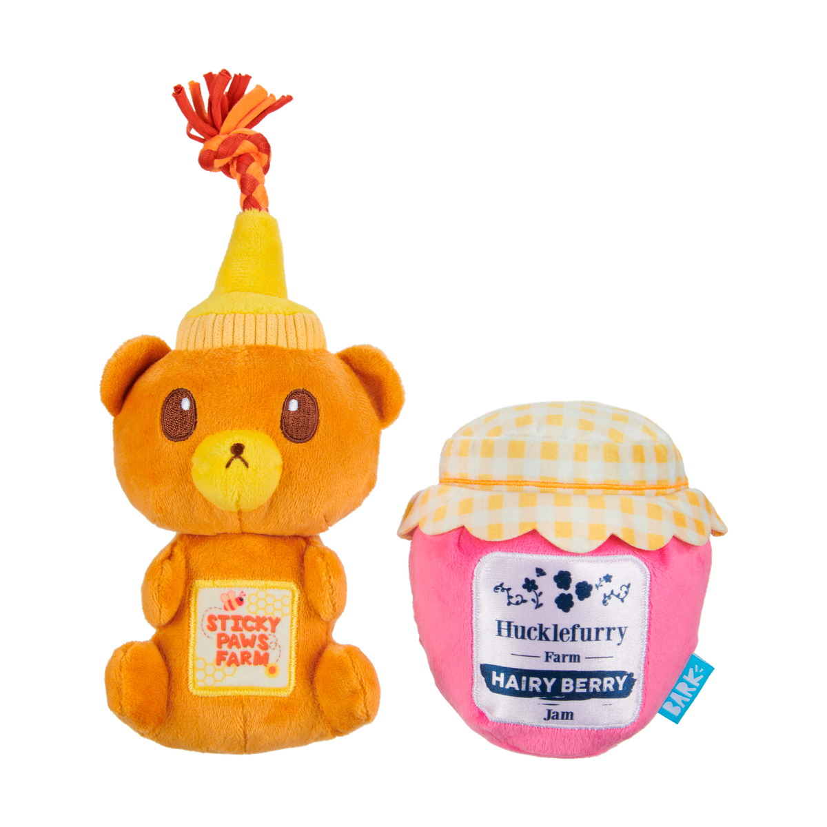 That's My Jam. Honey Plush Multi-Part + Enrichment Dog Toy