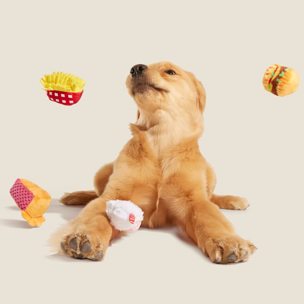 Dine & Dash Bundle Plush Multi-Part Dog Toy - Image 5