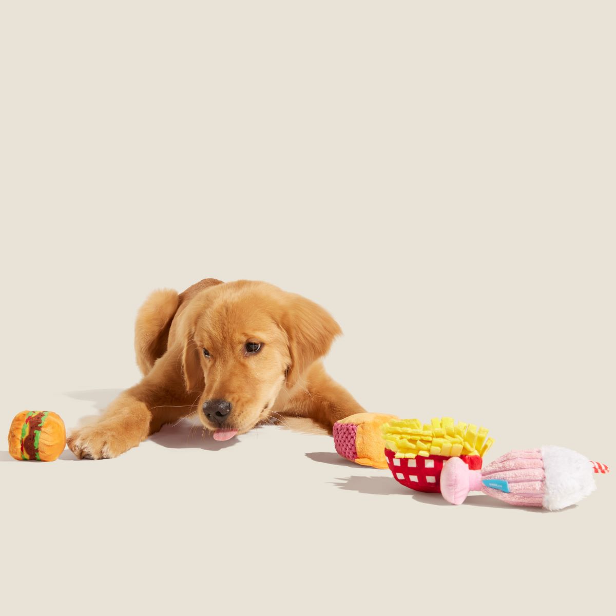 Dine & Dash Bundle Plush Multi-Part Dog Toy - Image 4