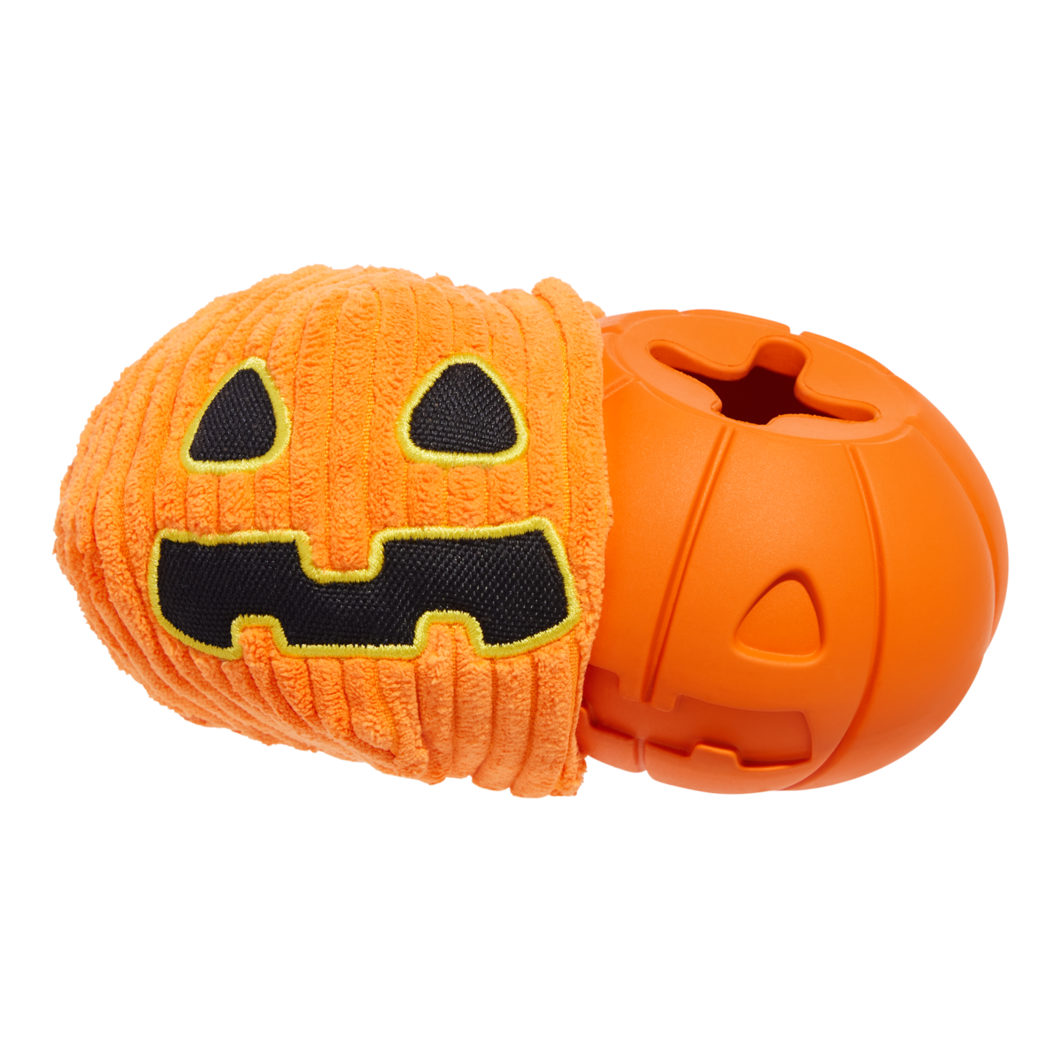 The Grrreat Pumpkin Super Chewer Durable 2-in-1 + Enrichment Dog Toy - Image 7