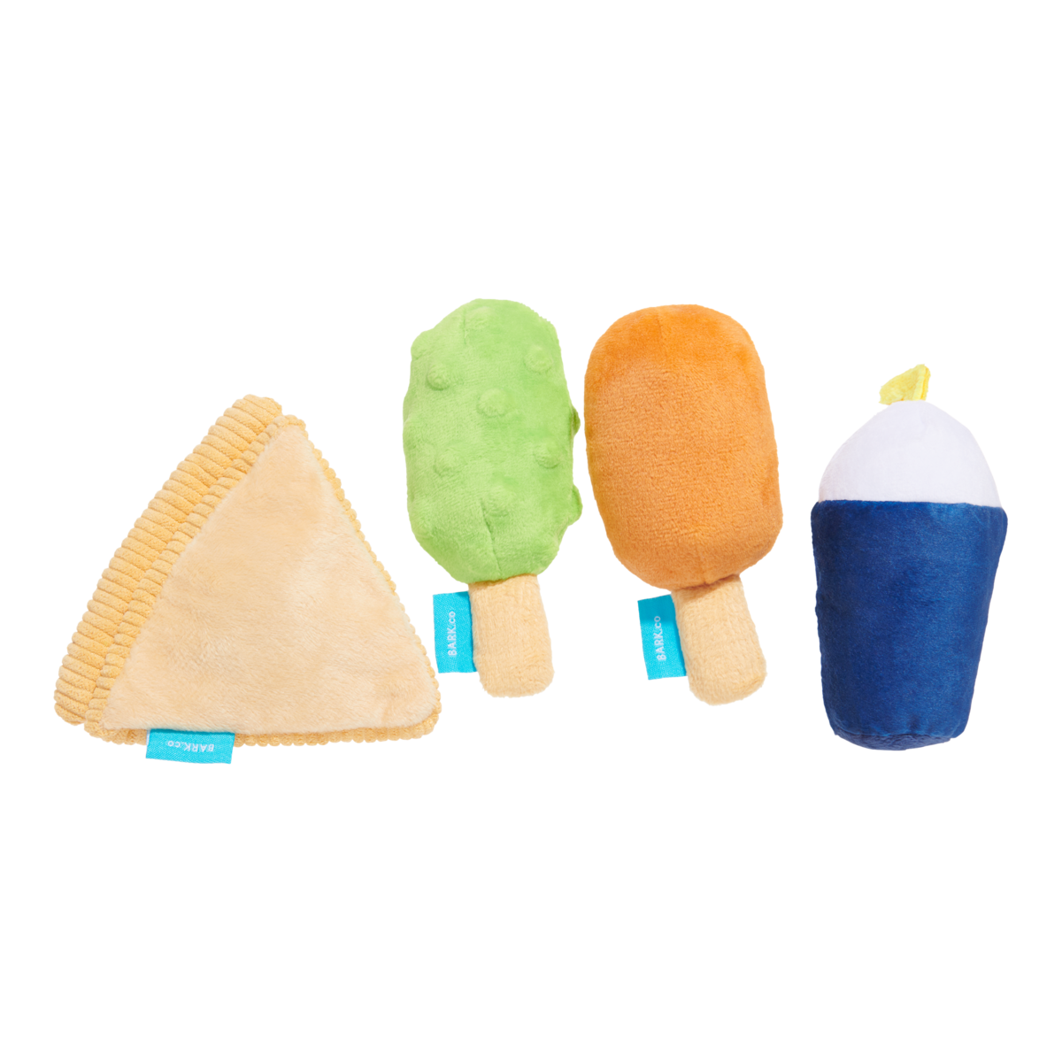 Thrill Squeaker Snacks Plush Multi-Part Dog Toy - Image 5