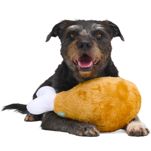 Mammoth Drumstick Plush Extra-Large Dog Toy