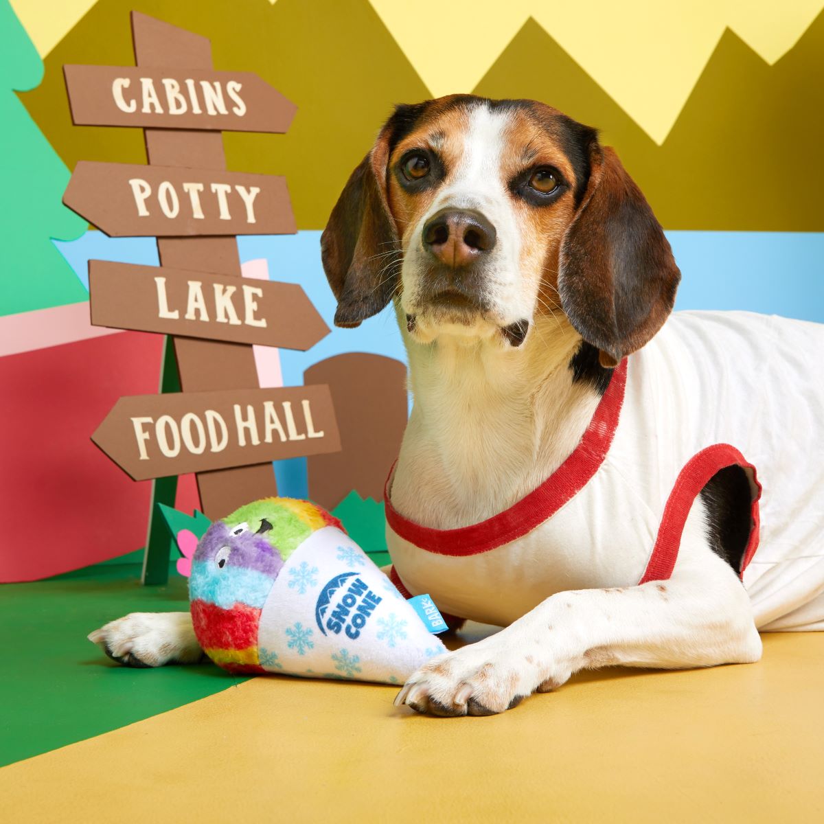 Throw Cone Plush Dog Toy - Image 3