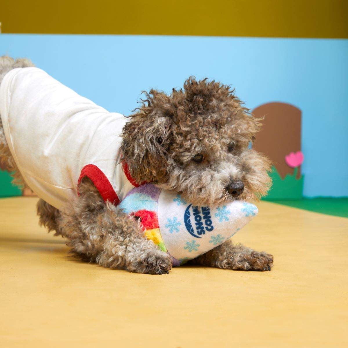 Throw Cone Plush Dog Toy - Image 4