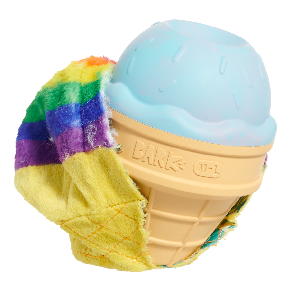 Rainbow-wow Sherbert Super Chewer Durable 2-in-1 + Enrichment Dog Toy - Image 6