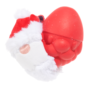 Secret Santa Durable Super Chewer 2-in-1 Rip and Reveal Dog Toy