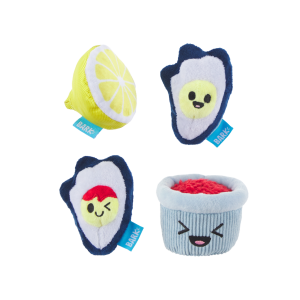 Shuck N' Chuck Toysters Plush Multi-Part Dog Toy