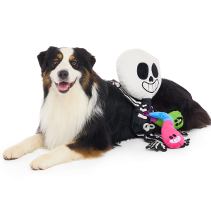 Skeleton Gnawtopsy Plush XXL Multi-Part + Tug + Enrichment Dog Toy