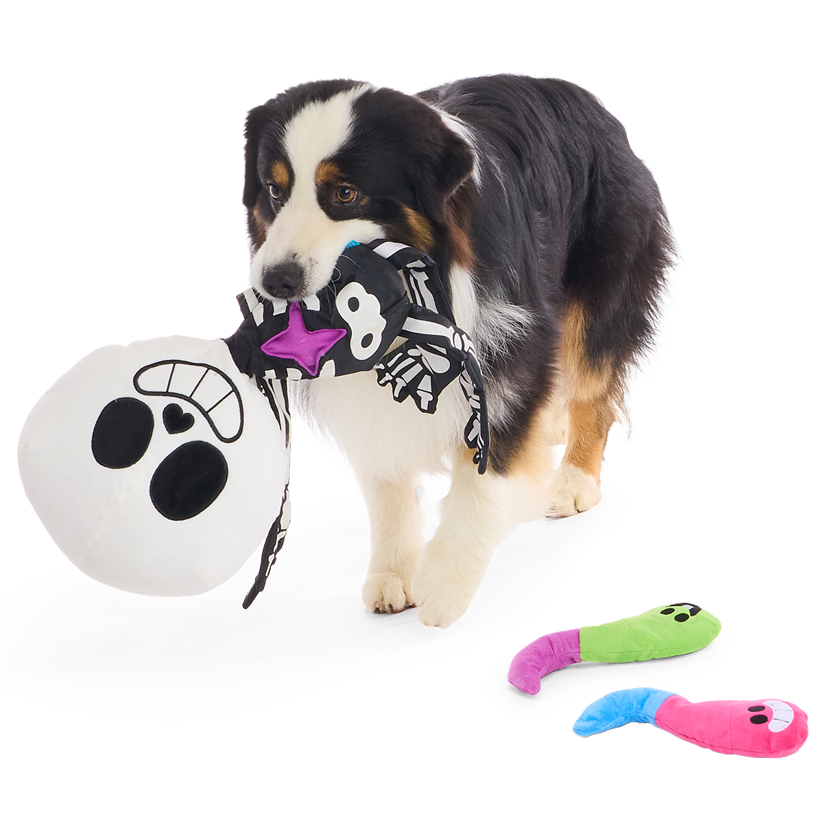 Skeleton Gnawtopsy Plush XXL Multi-Part + Tug + Enrichment Dog Toy - Image 3
