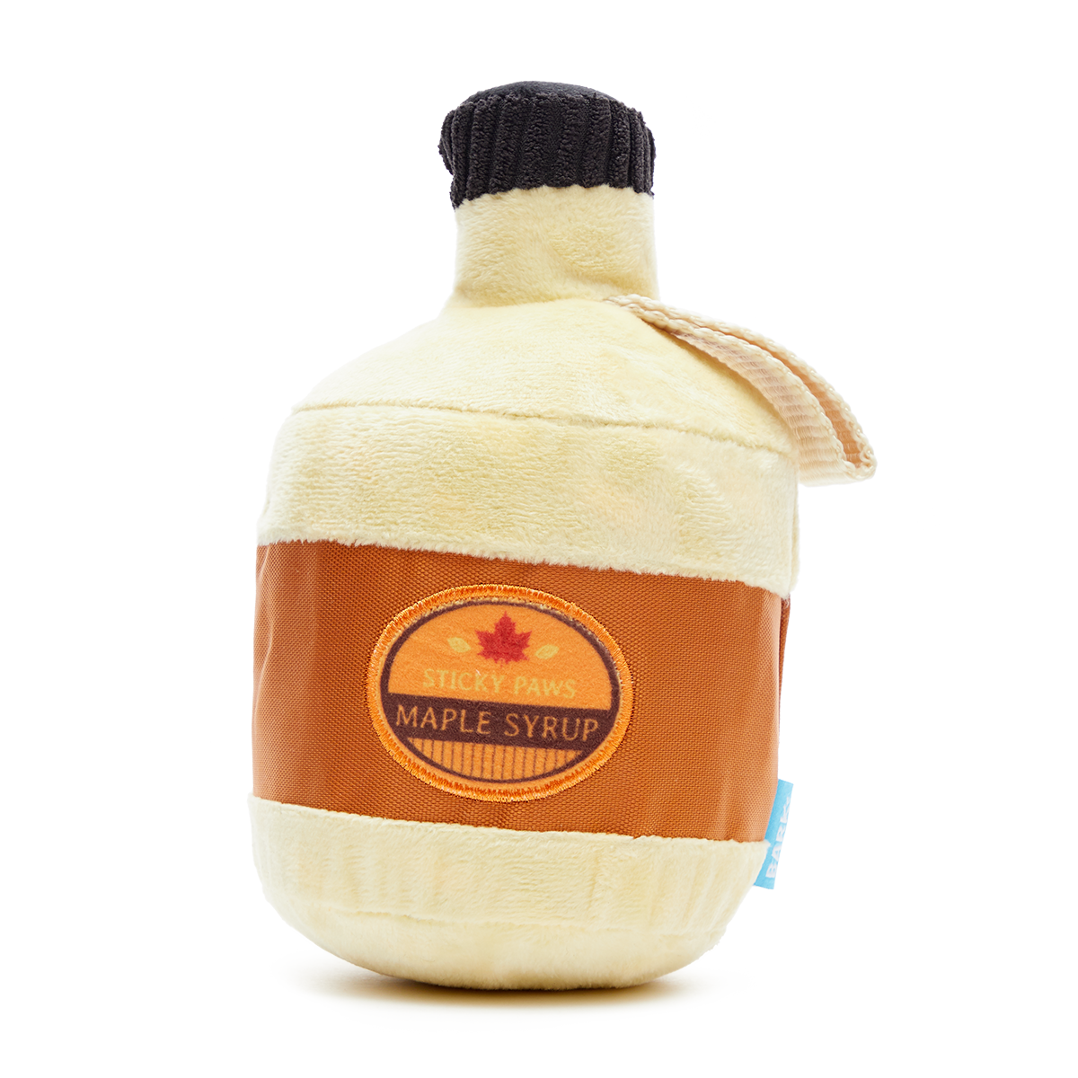 Sticky Paws Maple Syrup Plush 2-in-1 + Tug Dog Toy