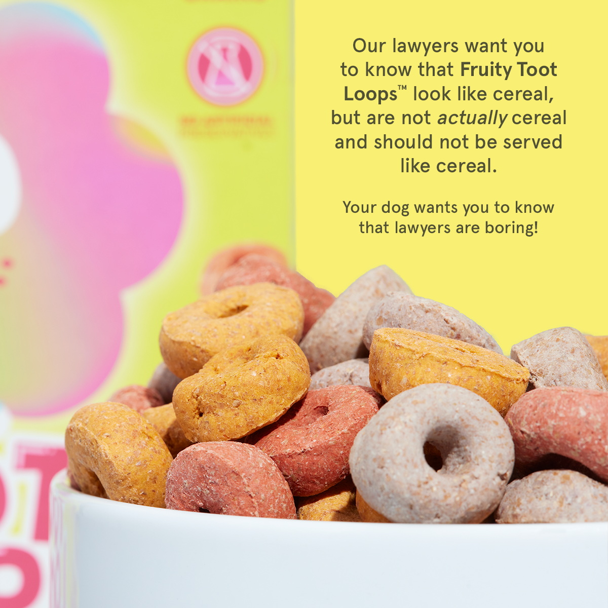 Tooty Fruit Loops™ Mixed Berry Blend Hard & Crunchy Dog Treats. 10 oz - Image 2