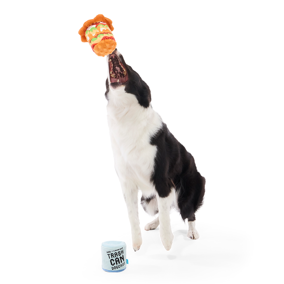 Trash Can Dogchos Plush Multi-Part + Enrichment Dog Toy - Image 4