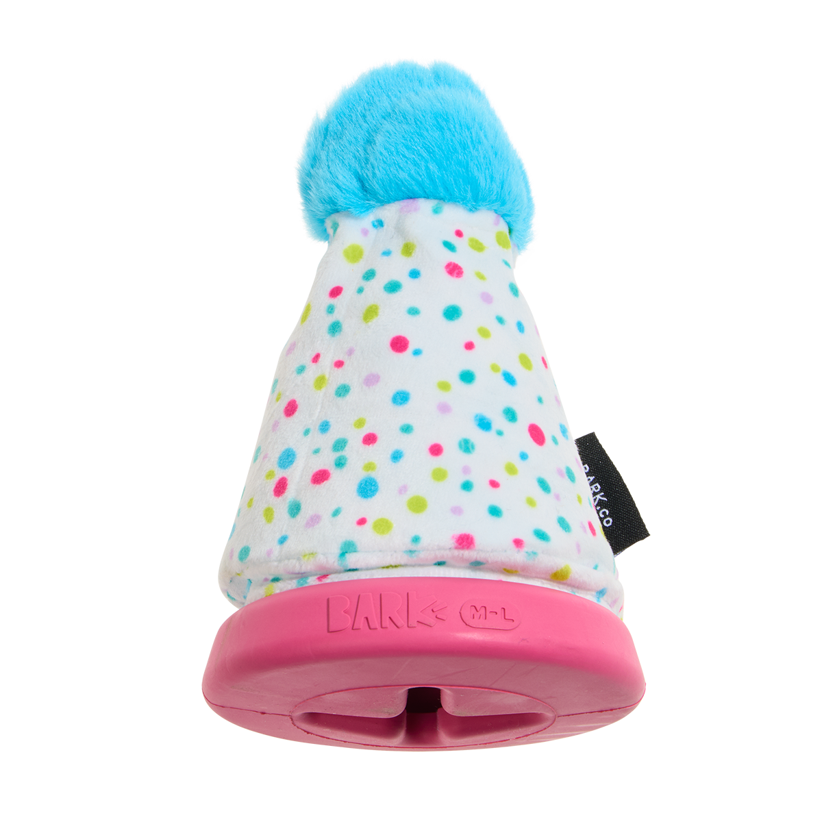Treat Yourself Party Hat Super Chewer Durable 2-in-1 + Enrichment Dog Toy - Image 6