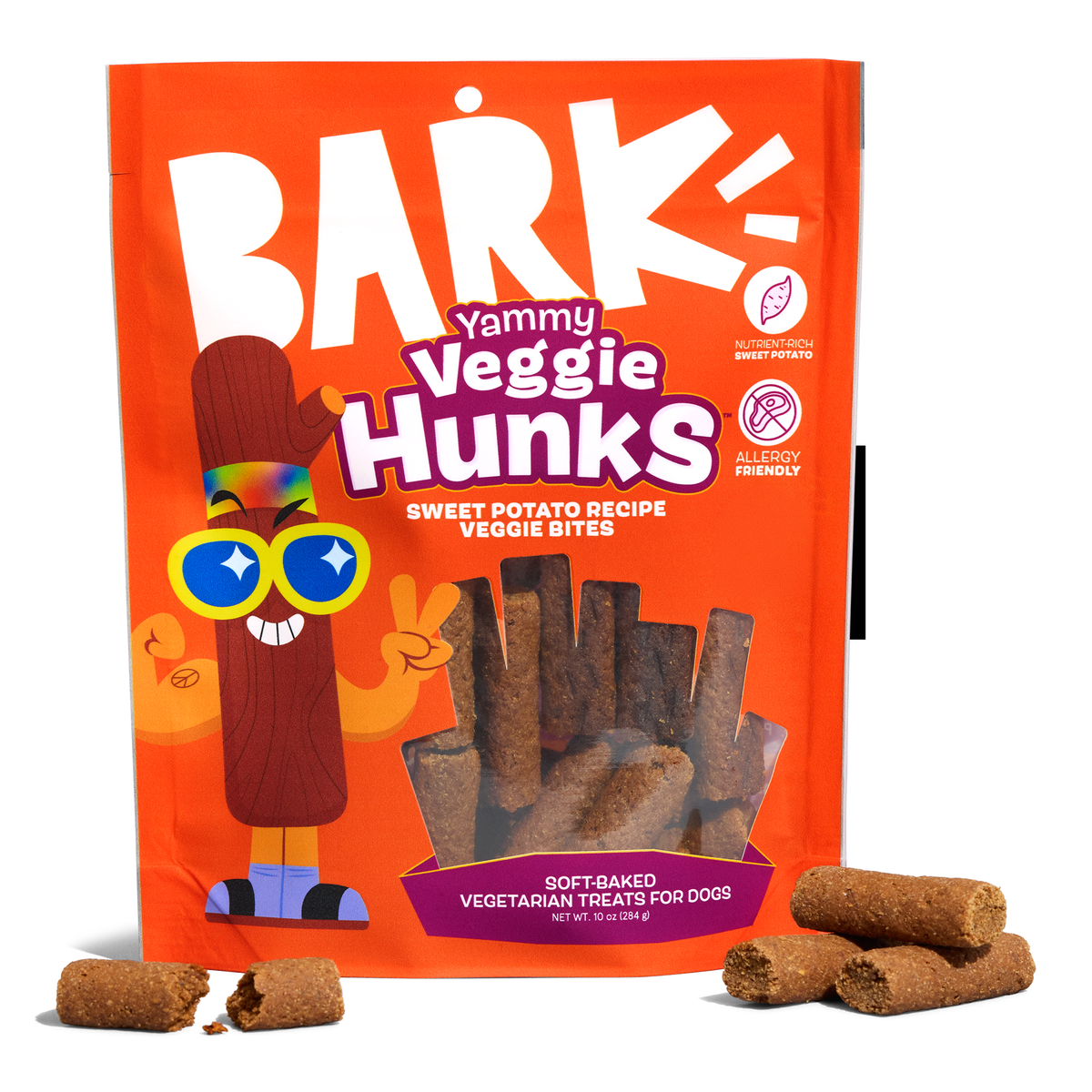 Yammy Veggie Hunks™ Veggie Recipe Soft & Chewy Dog Treats. 10 oz