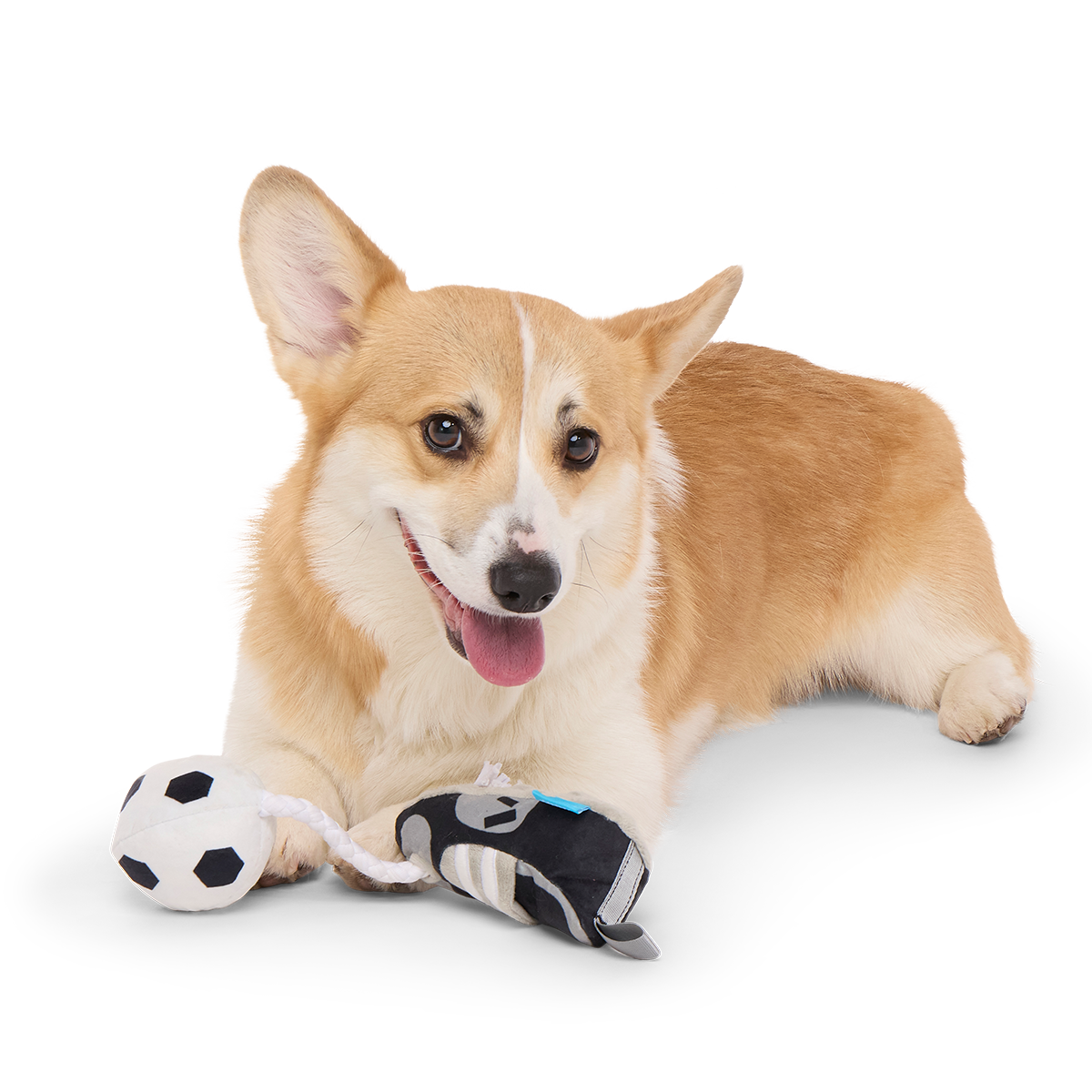 World Pup Cleat Plush Tug + Enrichment Dog Toy - Image 3