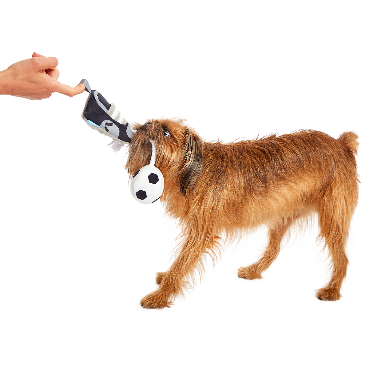 World Pup Cleat Plush Tug + Enrichment Dog Toy - Image 4