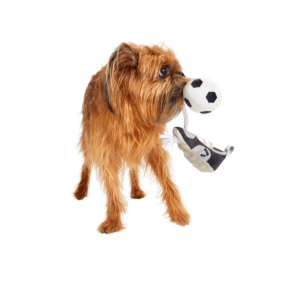 World Pup Cleat Plush Tug + Enrichment Dog Toy - Image 5