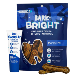 Bright Durable Dental Kit. 15 Ct Chews + Toothpaste