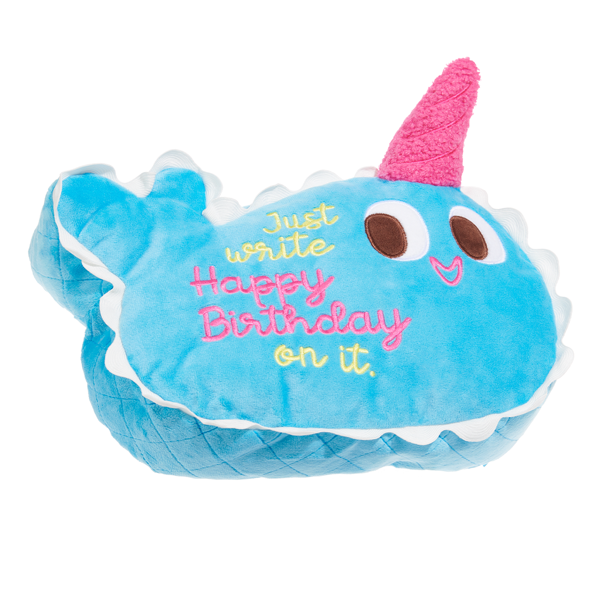Pudgy the Narwhal Cake Plush Extra-Large Dog Toy - Image 2